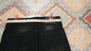 Wide Leg Black Wash Denim Jeans