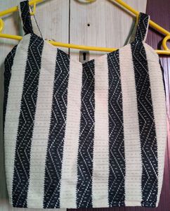 Striped 3-Pc Crop Top &amp; Pant Set