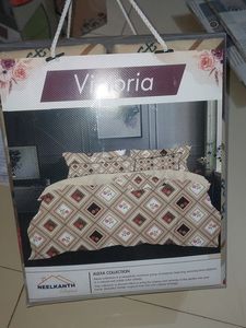 Double Bedsheet With 2 Pillow Cover