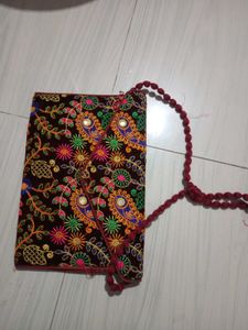 Studded Backpack with Pouch