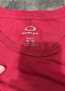 Orignal Oakley Red T-Shirt
