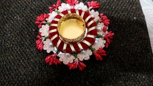 Beautiful Handmade Rangoli Diya