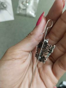 2 piece Oxidized Earrings Set