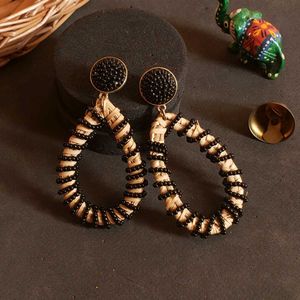 Boho Beaded Teardrop Earrings