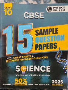 CBSE Class 10 Science Sample Papers