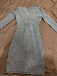 Sparkly Twist Front Dress