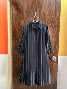 34 bust black shirt dress women’s