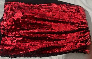 Red Sequin Mini Dress