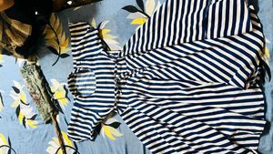 Chic Striped A-Line Dress