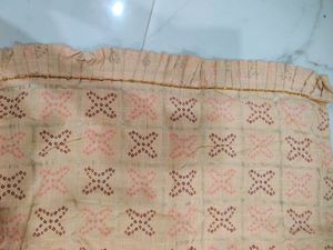 Peach kurti with unique print