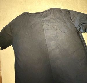 Black T-Shirt Dress - Zara size S