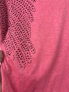 Pink Embellished Tee