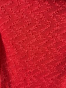 Vibrant Red Textured Mini Dress