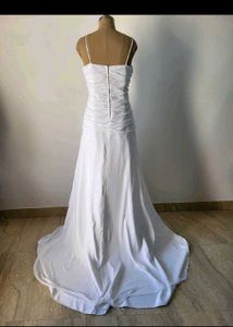 Elegant White Bridal Gown