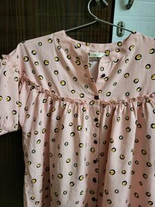 Pink Polka Dot Blouse