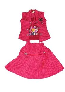 Cute Pink Skirt Set
