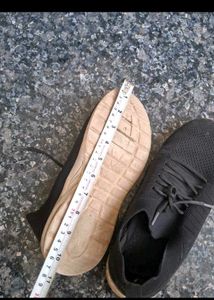 Comfortable Black Knit Slip-On Shoes