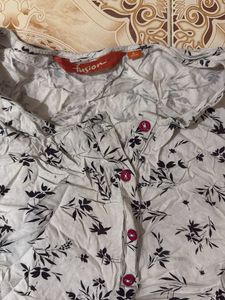Floral Print Kurta