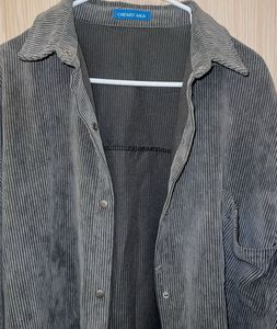 Oversized Corduroy Shirt Jacket