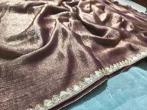 Elegant Purple Silk Saree