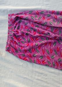 Cozy Feather Print Pajama Pants
