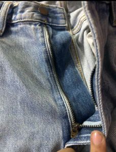 Unisex Baggy Light Wash Zara Jeans