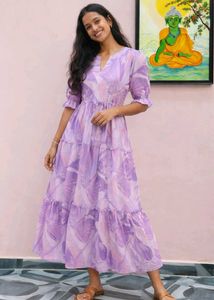 Beautiful Purple Maxi Dress