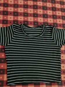Striped Black T-Shirt