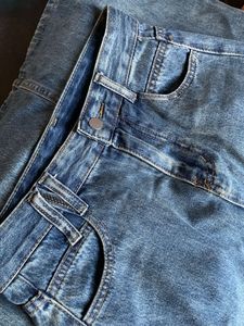 Classic Blue Denim Skirt