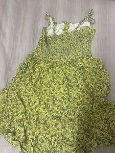 Floral Sundress with Buttons
