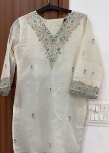Elegant Embroidered Kurta