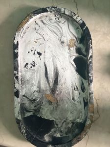 Marble Finish Decorative Tray