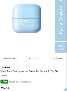 LANEIGE Water Bank Hyaluronic Acid Intensive Moist