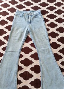 Light Wash Flare Jeans