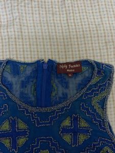 Vintage Beaded Sleeveless Top