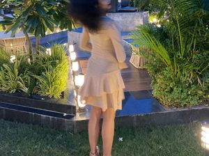 Beige Dress w free delivery