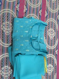Beautiful Teal Kurta with Sparkle
