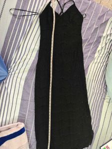Forever 21 Elegant Black Lace Maxi Dress