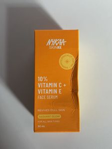 Nykaa SkinRX 10% Vitamin C + E Face Serum