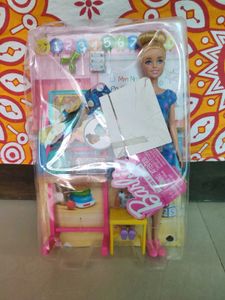 Barbie Doll &amp; Little Friend Classroom Playset
