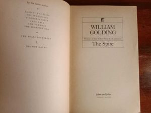 William Golding "The Spire" Novel
