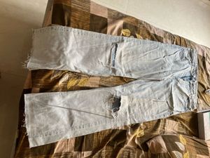 Distressed Light Wash Jeans