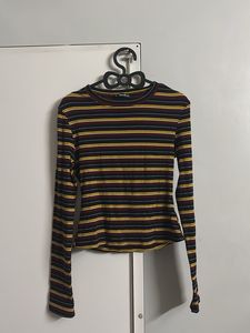 Striped Long Sleeve Top