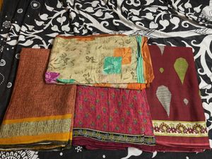Vibrant Ethnic Fabric Lot
