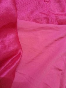 Beads And Stone Work Rose Gown