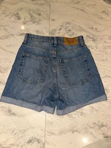 Blue Denim Shorts