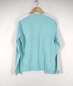 Cyan Plain Casual T-shirt (men)