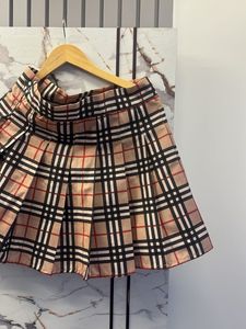 Designer Plaid Pleated Mini Skirt Waist-30 SALE✅