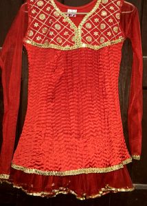 6-8 years girl's frock with legging