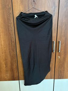 H&amp;M Black Flared Skirt